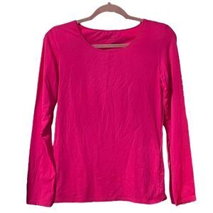 Marc Cain Long Sleeve Shirt In Pink Size N3 NWT